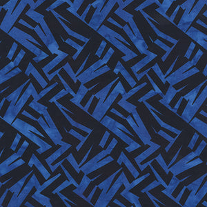 INDIGO BATIKS VOL 2 Zebra Print black