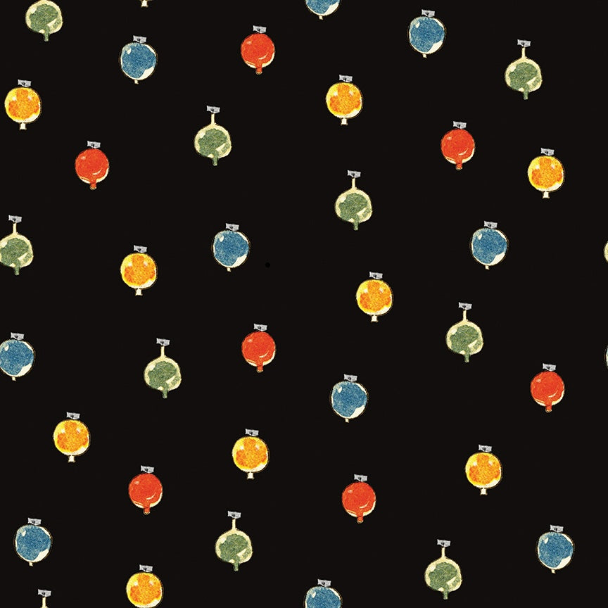 CLASSIC CHRISTMAS Ornaments black
