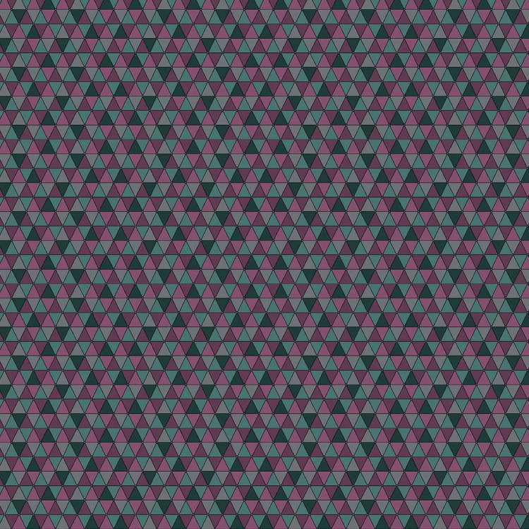 INTO THE WILD Triangles plum/turquoise