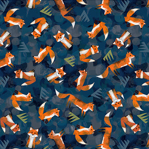 WILD NORTH Wild Foxes navy