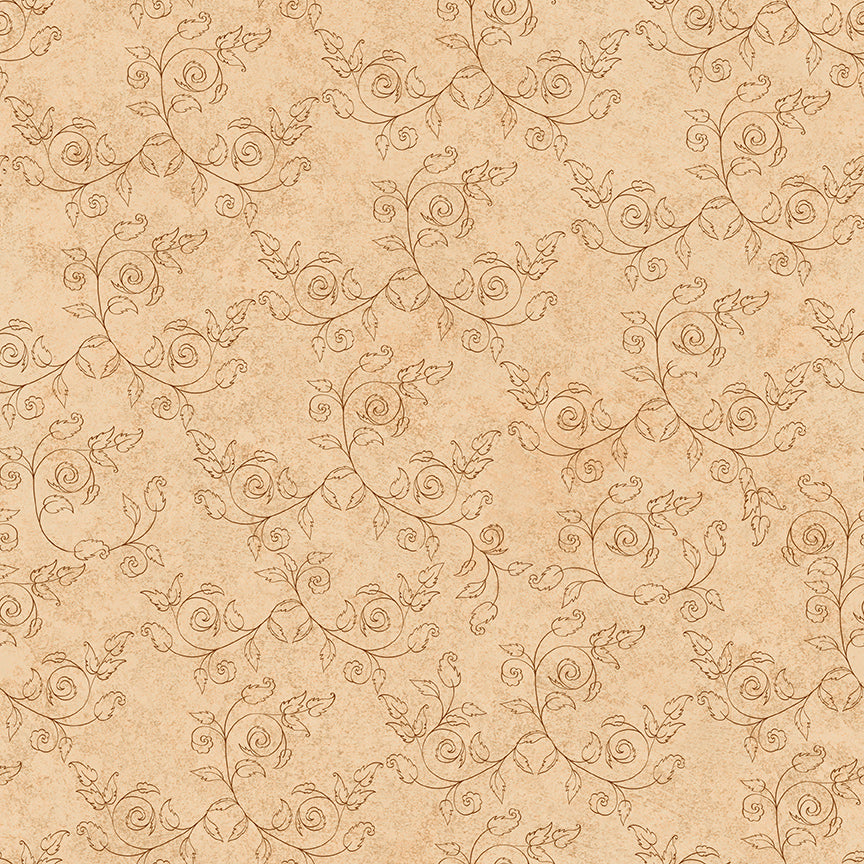 CORNUCOPIA HARVEST Delicate Scroll tan