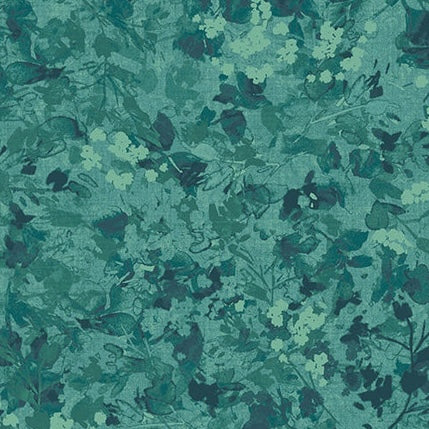 NEIGHBORHOOD ASSOCIATION Leaf Texture teal green