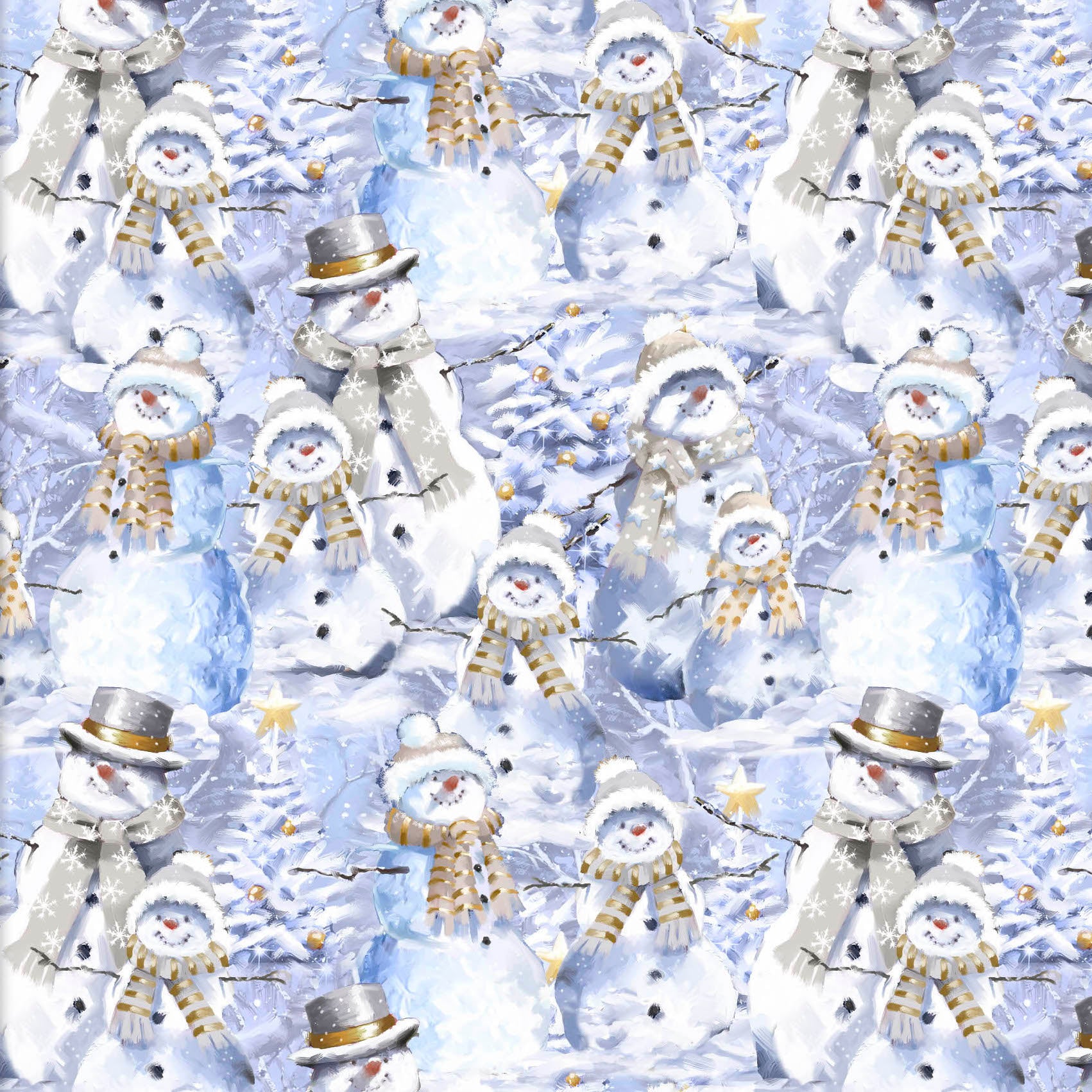 HERE COMES SANTA Frosty Friends multi color