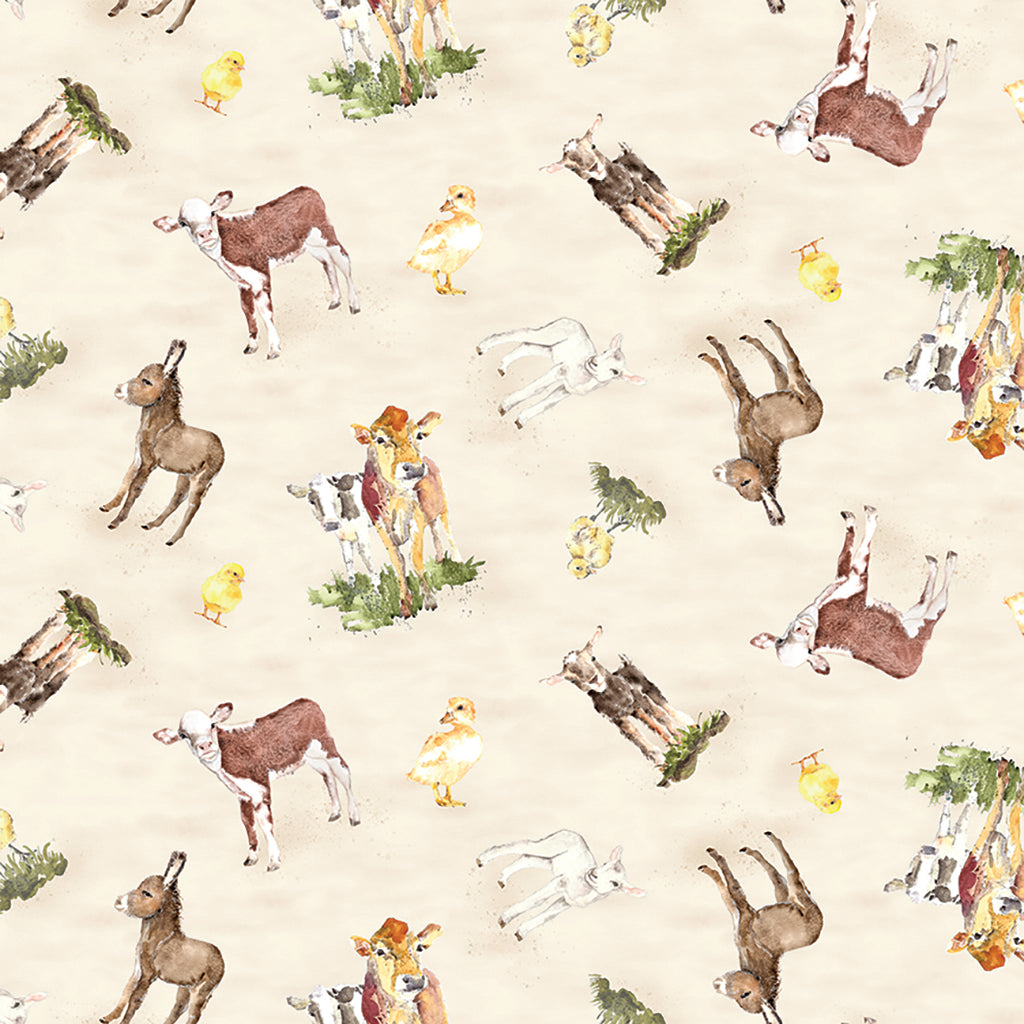 FARM LIFE Baby Animals light khaki