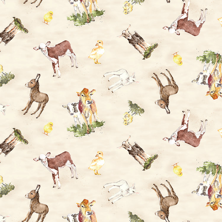 FARM LIFE Baby Animals light khaki