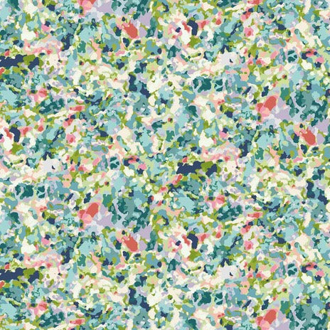 NEIGHBORHOOD ASSOCIATION Abstract teal green