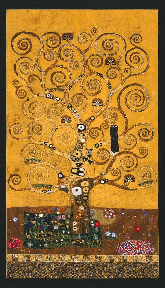 GUSTAV KLIMT 17180-133 Panel gold 24"x43"