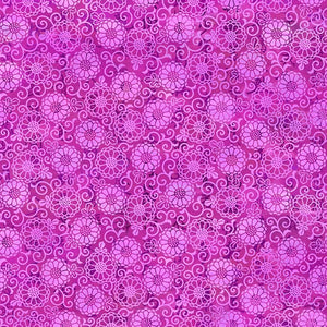 ORIENTAL GARDENS Lace magenta