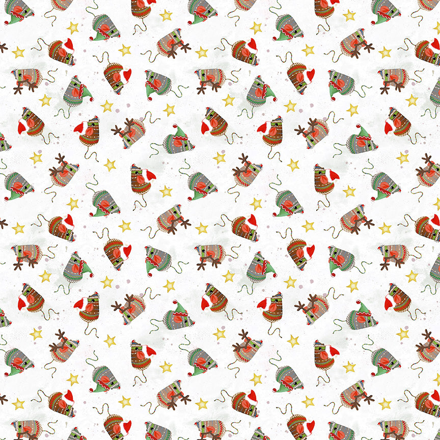 MEOWY CHRISTMAS Jolly Mice white