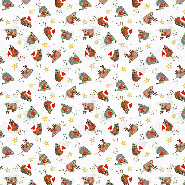 MEOWY CHRISTMAS Jolly Mice white