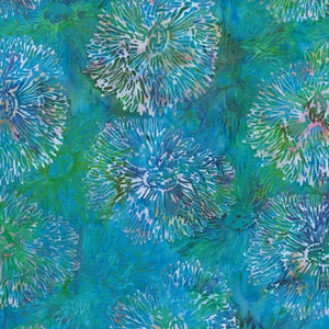 JELLY FISH BATIKS Anenome blue hawaiian