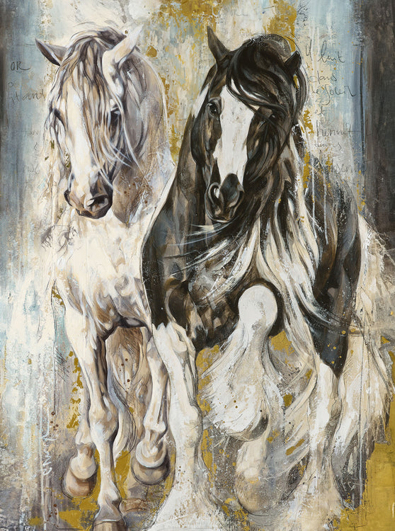 PEDIGREE Panel white multi 32"x43"