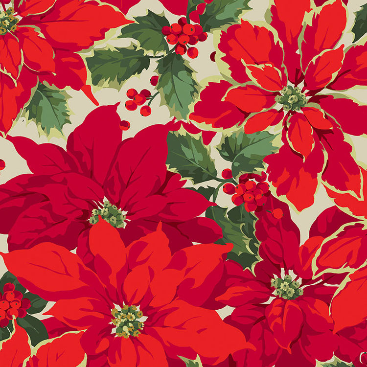 WINTERBERRY Poinsettia natural