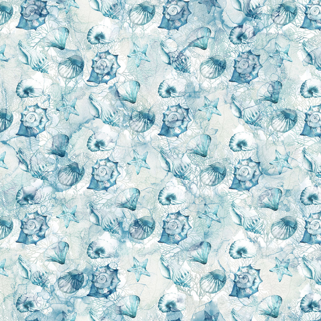 SEA BREEZE Shells pale blue – Villa Rosa Designs