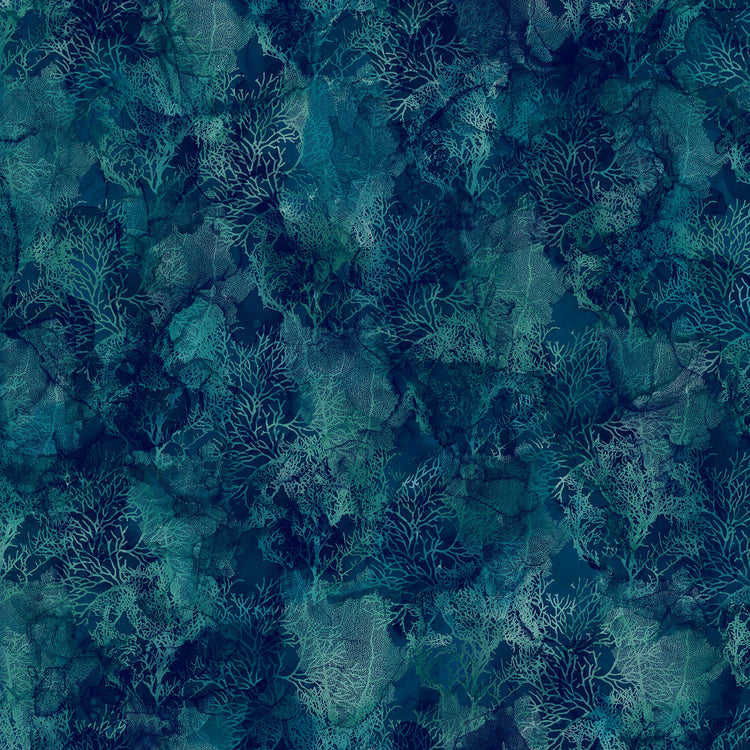 SEA BREEZE Coral dark blue