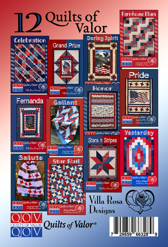 12 Quilts of Valor – Villa Rosa Designs