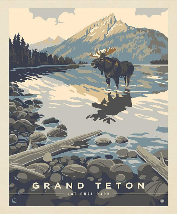 NATIONAL PARKS Grand Teton Panel 36"x43"