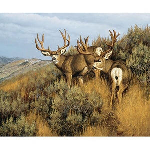 MAJESTIC IN NATURE Low Country Mulies Panel 36"x43"