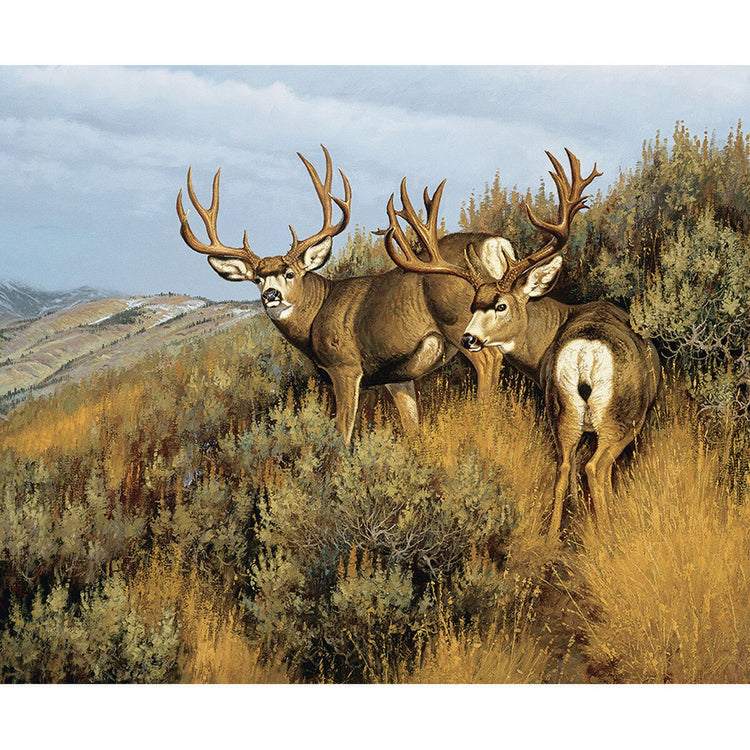 MAJESTIC IN NATURE Low Country Mulies Panel 36"x43"