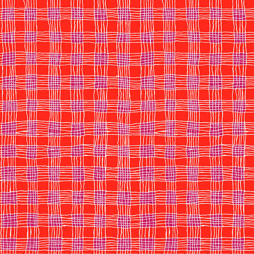 GINGHAM red NEW