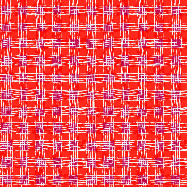GINGHAM red