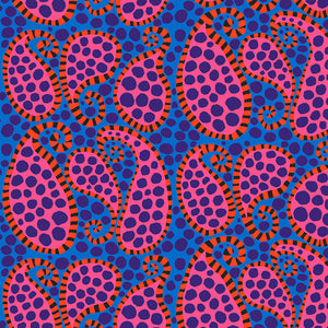 PAISLEY DOT blue