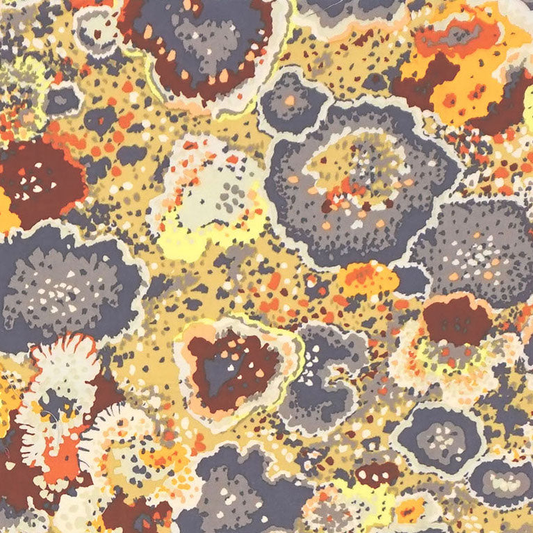 VINTAGE Lichen ochre