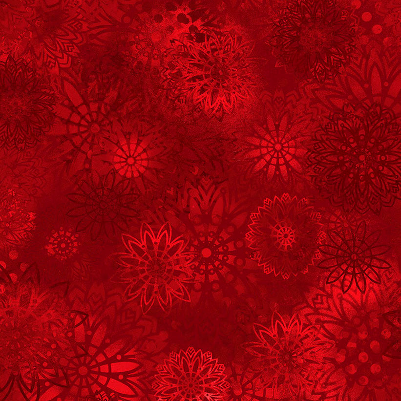 TEXTURES Medallions red