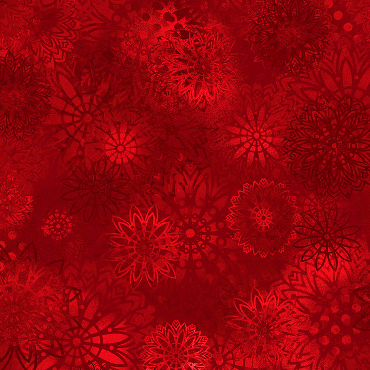 TEXTURES Medallions red