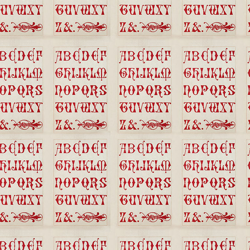 PALETTE RED Typography