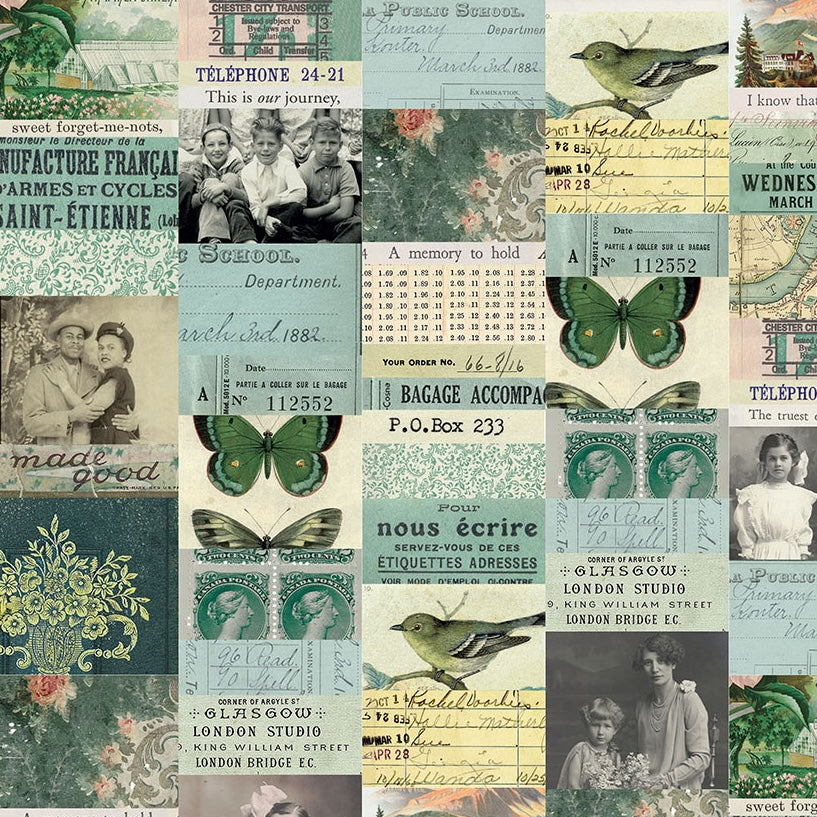 PALETTE TEAL Collage