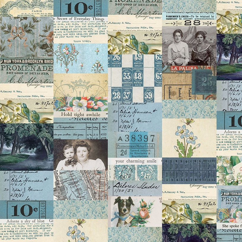 PALETTE BLUE Collage