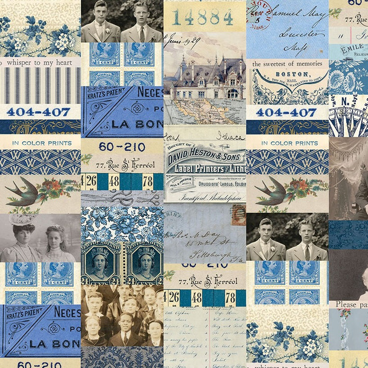 PALETTE INDIGO Collage
