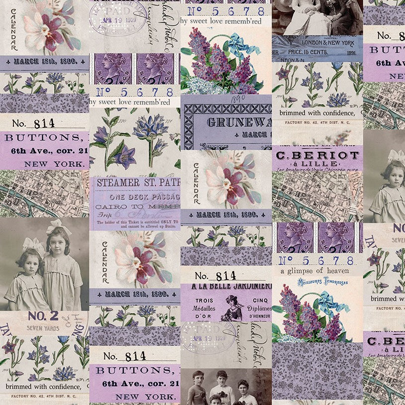 PALETTE PURPLE Collage