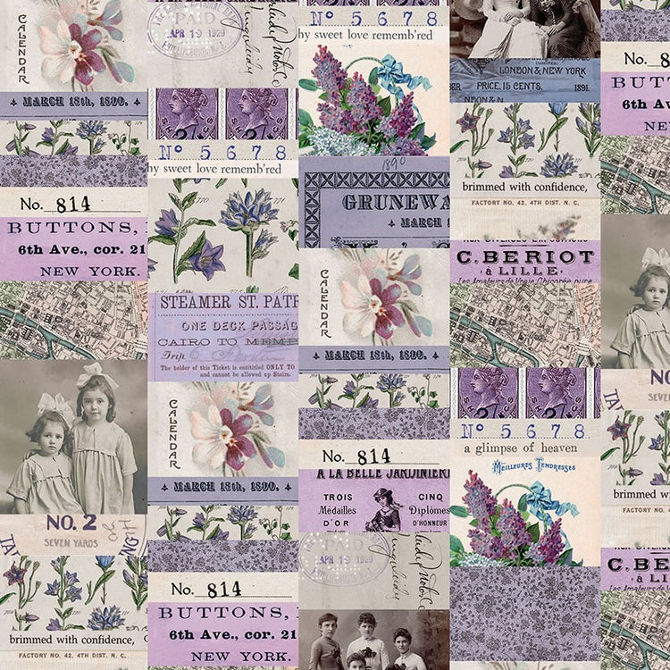 PALETTE PURPLE Collage