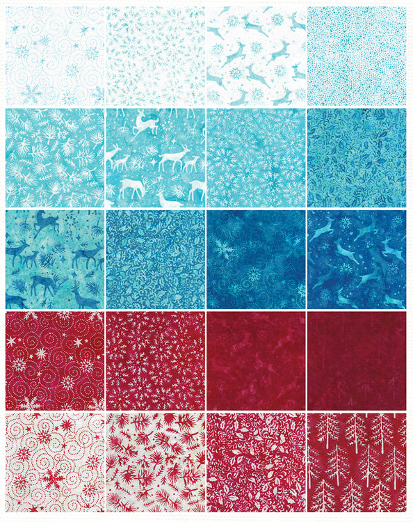 PEPPERMINT SPRINKLES 10" squares