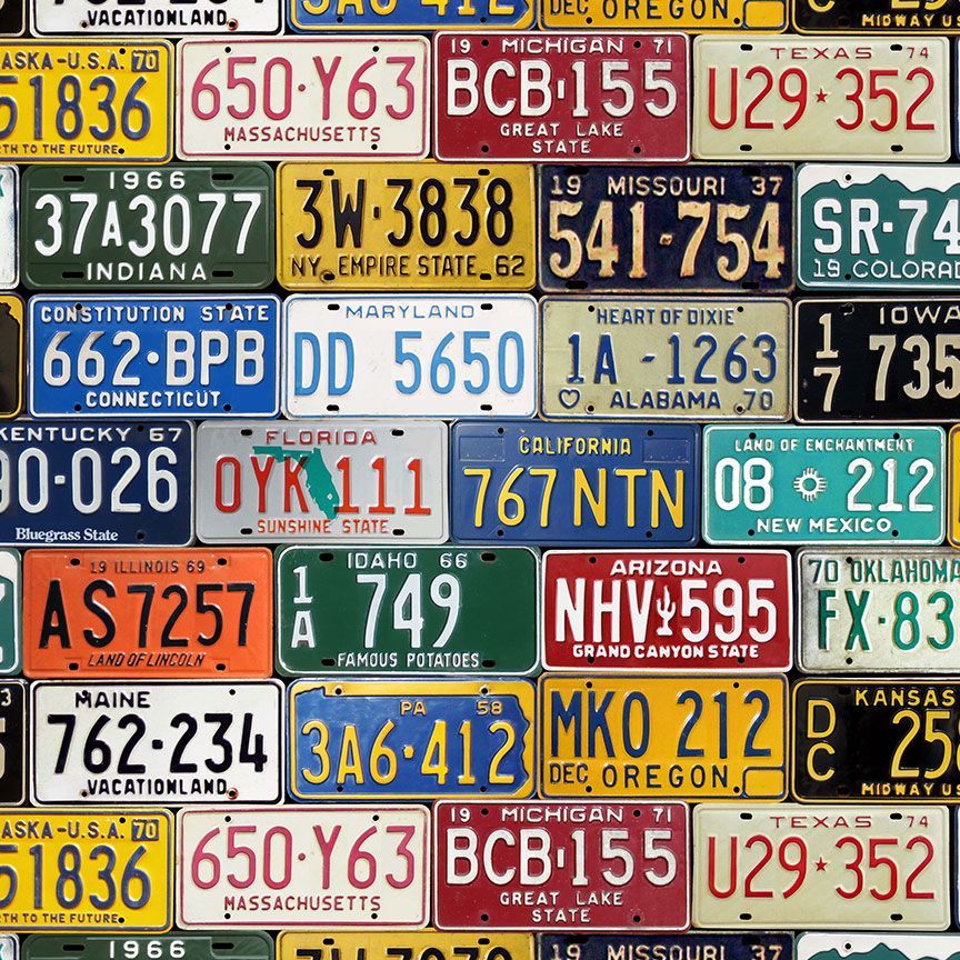 LICENSE PLATES CD-2450