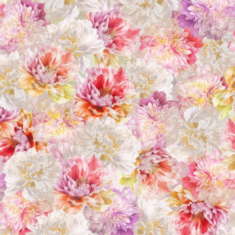 WILDFLOWERS Packed Floral spring - one yards