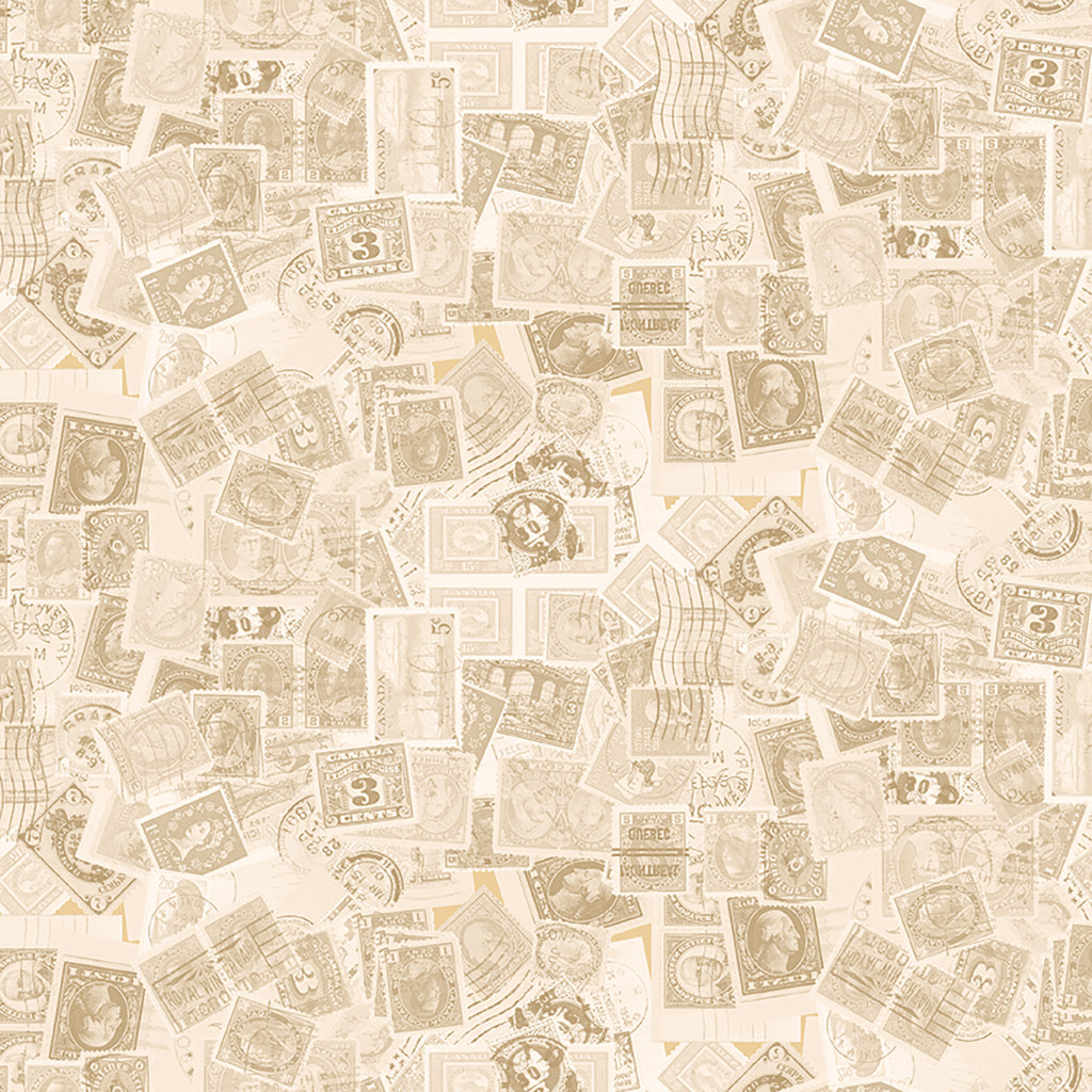 LOW KEY Postage Stamps light caramel - one yards