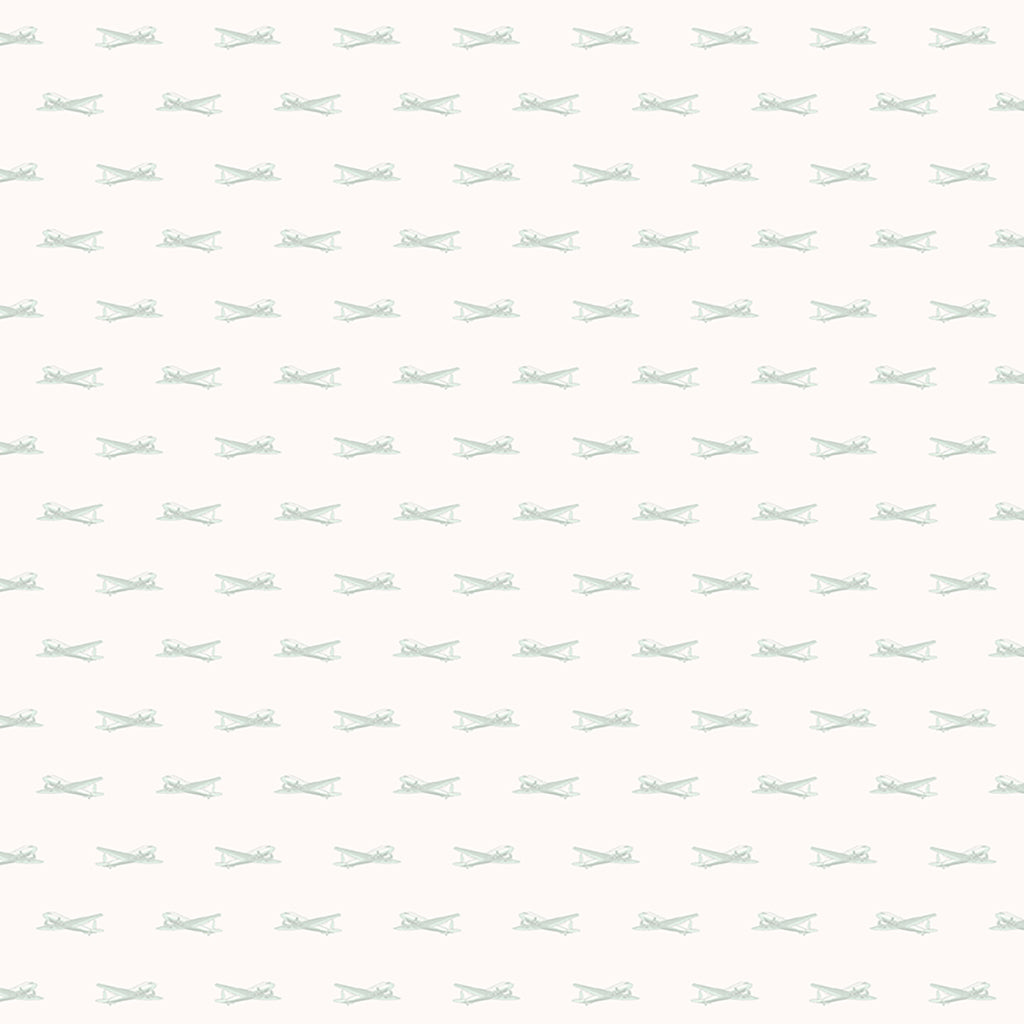 LOW KEY Airplanes light cream - one yards