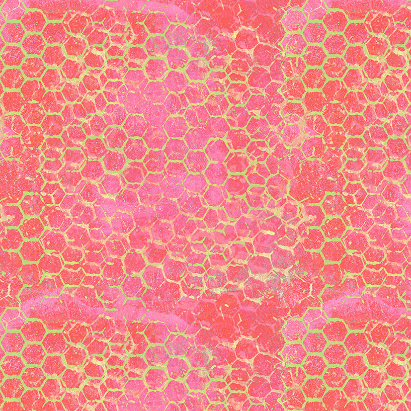 BUTTERFLY FIELDS Honeycomb pink