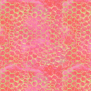 BUTTERFLY FIELDS Honeycomb pink