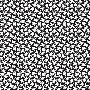 SPOOKY CUTE HALLOWEEN Ghost Cluster black