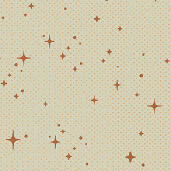 RETRO HALLOWEEN Stars light butter