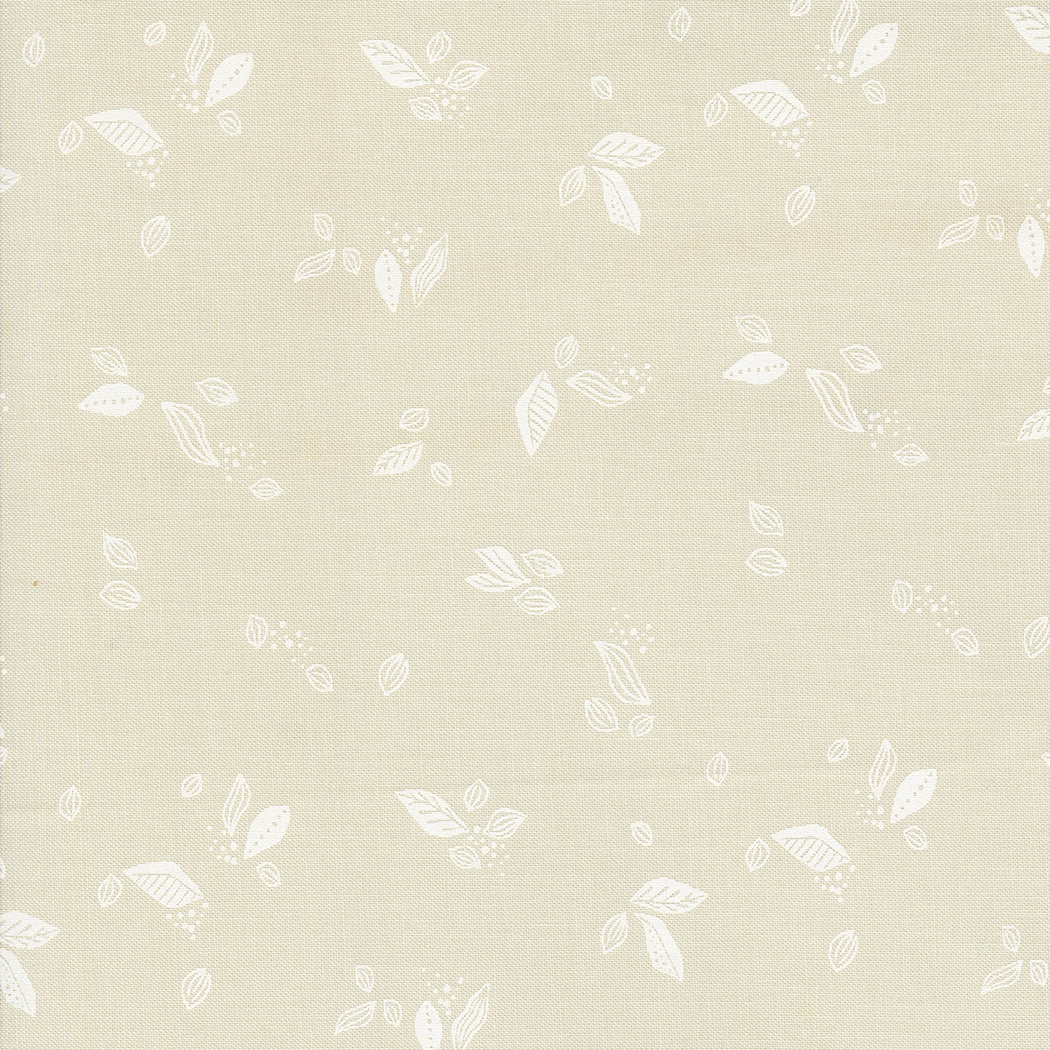 FOLK LORE Leaf Twirl eggshell white