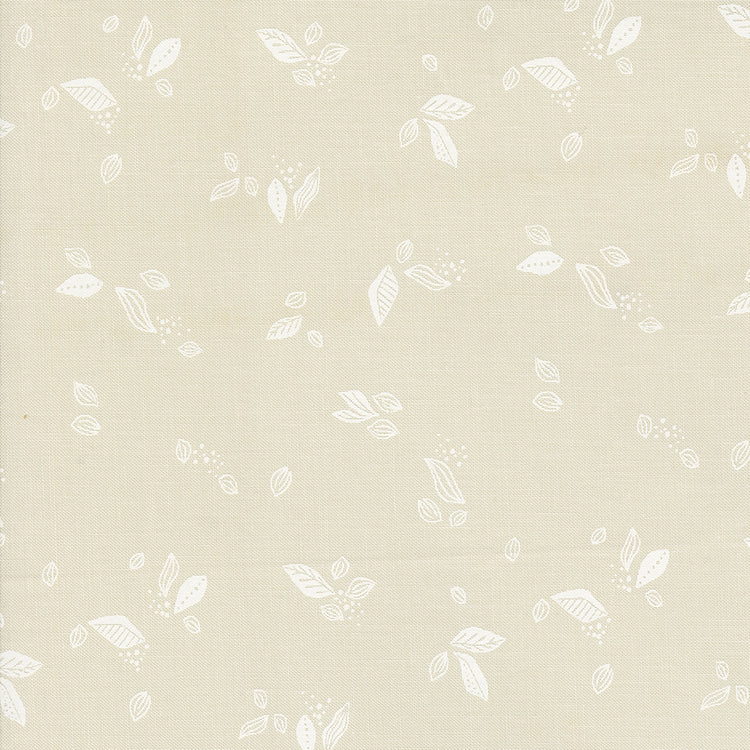 FOLK LORE Leaf Twirl eggshell white