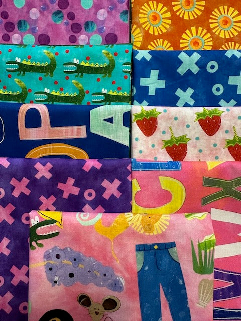 ABC'S OF COLOR 9 fat quarters