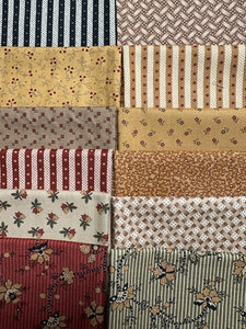 ADAMSTOWN 12 fat quarters