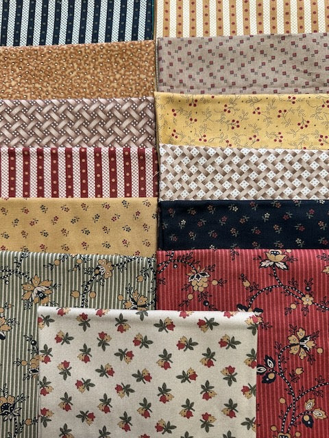 ADAMSTOWN 13 fat quarters