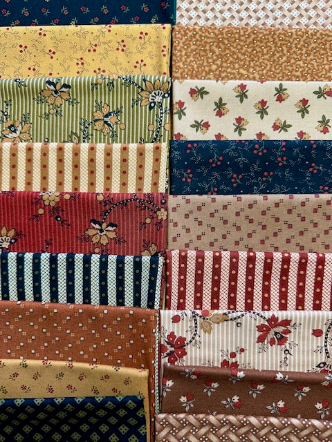 ADAMSTOWN 18 fat quarters